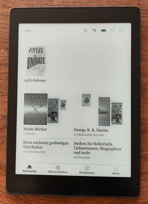 Kobo Aura ONE Waterproof eReader 7,8'' Display