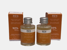 2 X REN Ready Steady Glow AHA Tonic's 15ml Travel Size New & Boxed