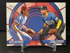 2025 Topps Series 2 - Dynamic Duos Mike Schmidt, Trea Turner #DD-12