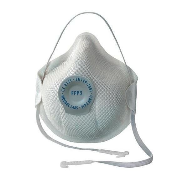 20 Stk. Moldex Atemschutzmaske Smart 248501 FFP2/V Nr D M.Ausatemventil-image