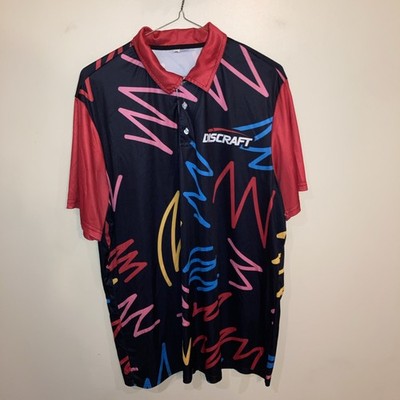 DISCRAFT FRISBEE GOLF SHIRT MENS XXL 2XL