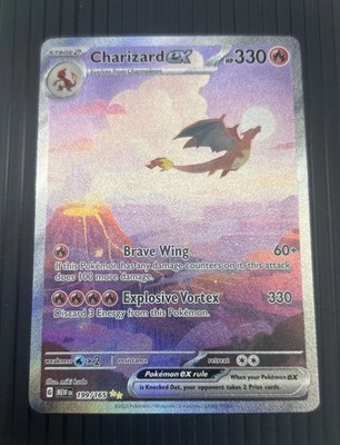 Charizard EX 199/165 SV Scarlet & Violet 151 Holo/Sir | eBay