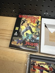 Wolfenstein 3D for Atari Jaguar Complete CIB with Manual & Overlay MINT