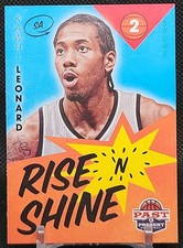 2012-13 Panini Past & Present Kawhi Leonard Rise 'n Shine Rookie Card #12 Spurs. rookie card picture
