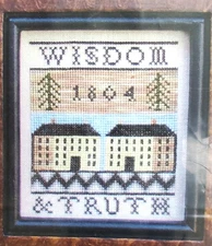 Carriage House Samplings Counted Cross Stitch Chart Wisdom & Truth Sampler