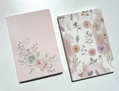 Eccolo Soft Leatherette Vintage Floral Notebook/Journal 8.5'' x 5.75''