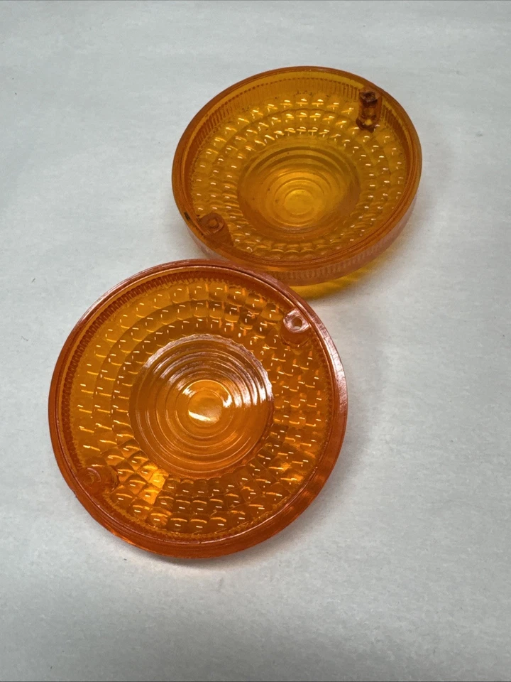 ✅ Lente guiño giratorio Yamaha RD250 RD350 RD400 SR500 TX500 DT RX100 2 piezas NOS *2 Foto 4 de 4