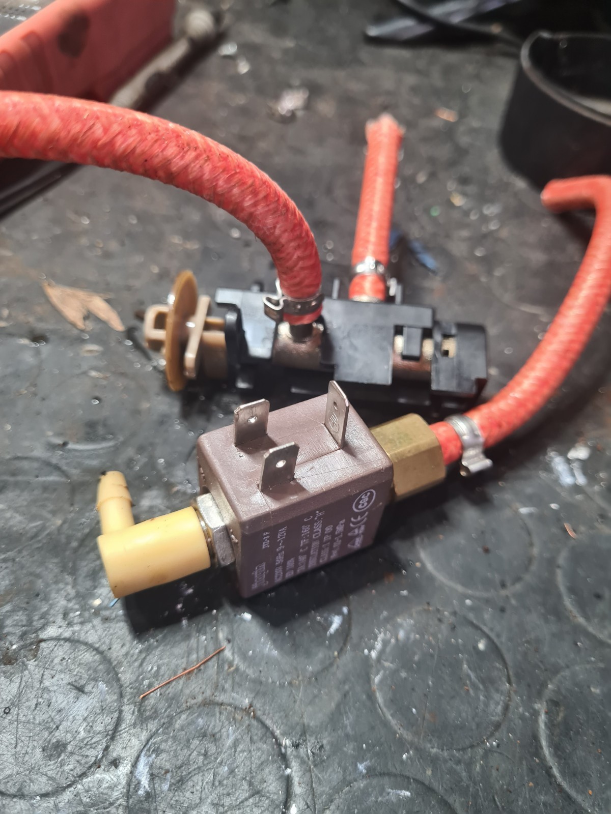Rubinetto Vapore Piu Elettrovalvola Lavazza Sin 029
