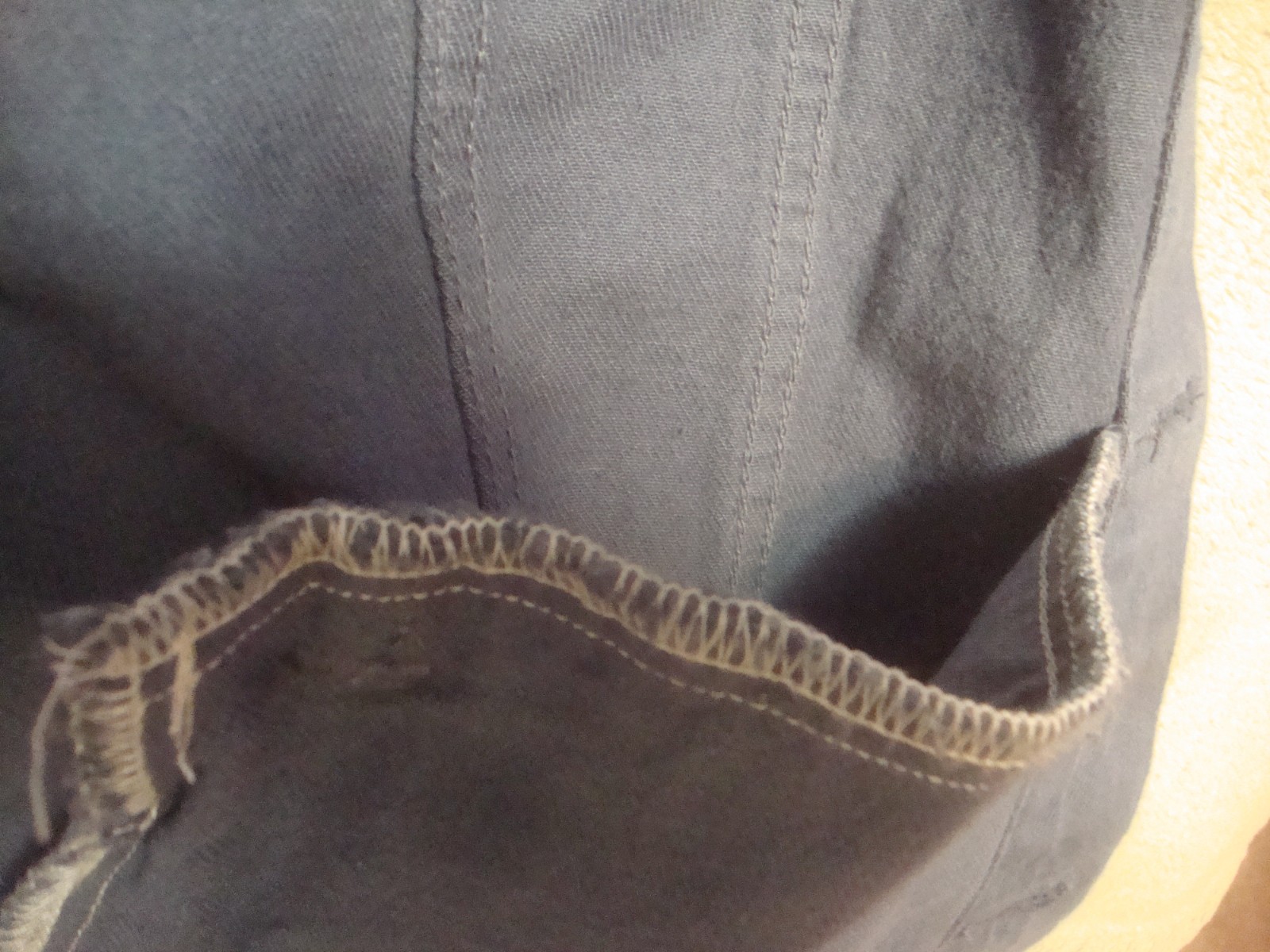 Men’s Levi Strauss red tab gray/blue heavy denim trucker jacket Size XL