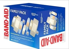 Band-Aid Brand Adhesive Bandages Family Variety Pack, Sheer & Clear Flexible !!!
