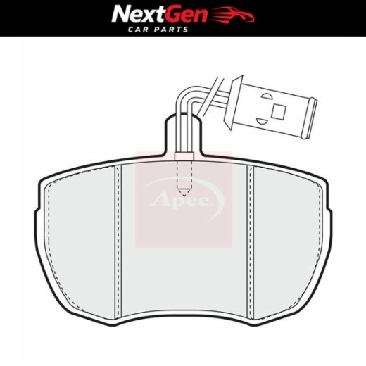 APEC Brake Pad Set, disc brake PAD79