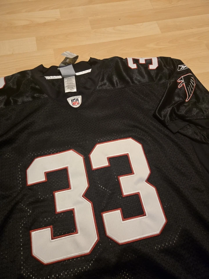 Camiseta para hombre de los Atlanta Falcons Michael Turner #33 Reebok On Field NFL talla 52 Foto 2 de 4
