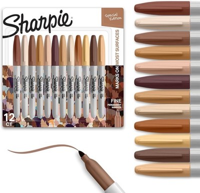 Permanent Markers Portrait Colors Skin Tone Markers Set Fine Tip Art Sketch Asso