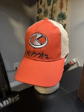 KUBOTA mesh-back Baseball Cap Hat Adjustable One Size Fits Most Trucker