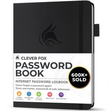 Password Book with alphabetical tabs. Internet Address Organizer Logbook. Sma...