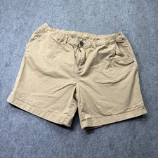 Chubbies Staples Shorts Men XL Beige Khaki 7" Elastic Regular Fit Stretch b101