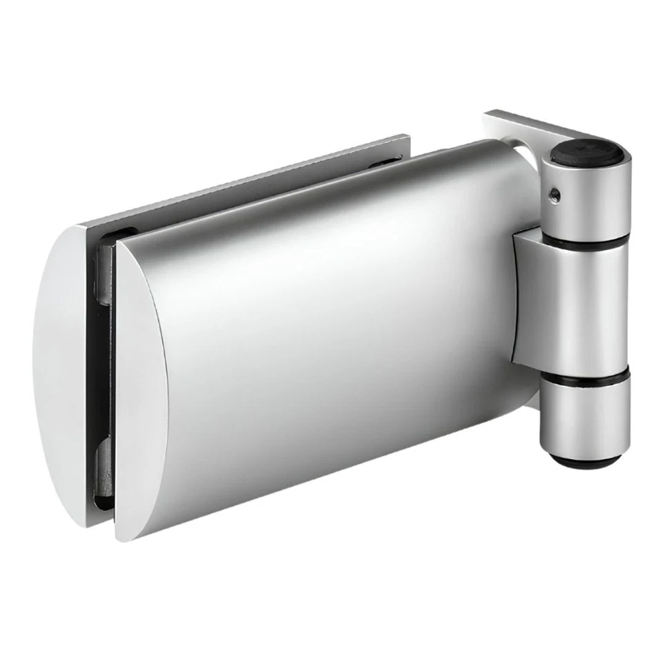 Cerniere per porte in vetro Meroni colore argento opaco 2pz - Immagine 4 di 4