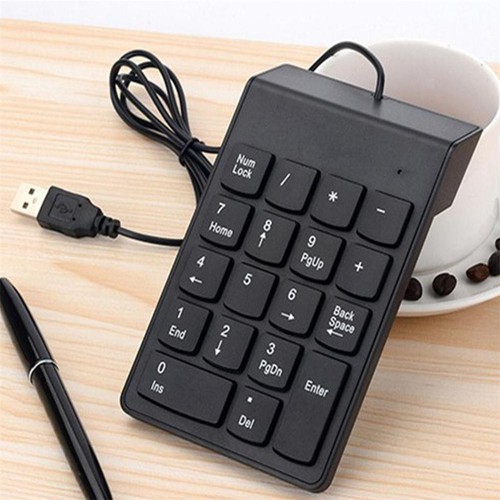 Mini USB 18-Tasten Nummernblock Ziffernblock Tastatur Für Laptop Notebook