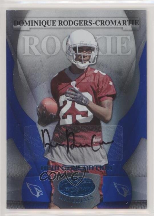 2008 Leaf Certified Materials Dominique Rodgers-Cromartie Rookie Auto RC 00jz