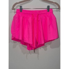 Woman  s Flowy Shorts,Butterfly Shorts Spandex Liner 2-in-1 Preppy Athletic XS