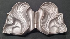 antike Zuckerform Marzipanform Schokoladenform Gießform Eichhörnchen