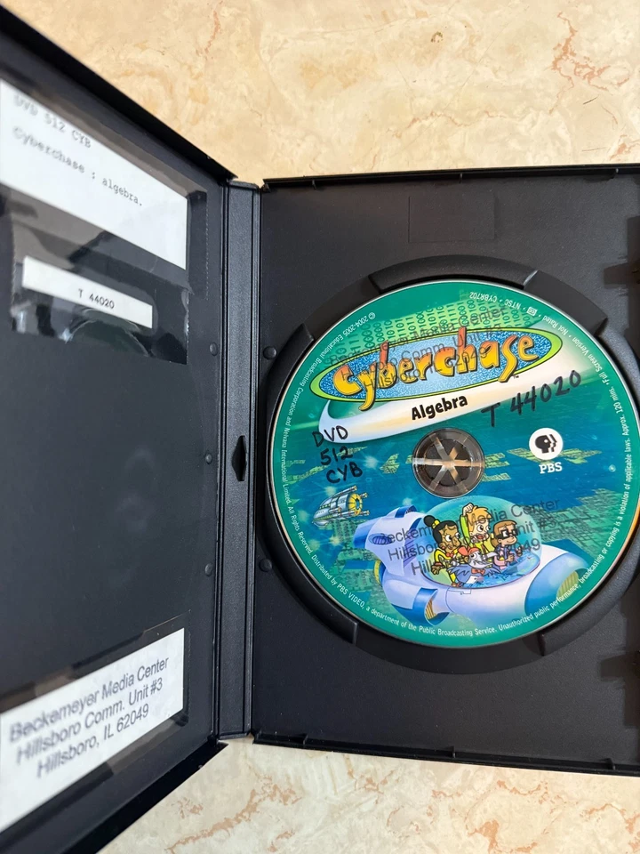 Cyberchase: Algebra (DVD) PBS Kids Educational Math Series EX-LIBRARY OOP - Image 3 of 4