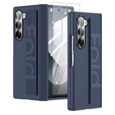 For Samsung Galaxy Z Fold7 6 5 Hinge Protection PC Case Hand Strap Cover/Screen