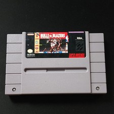 Bulls vs. Blazers and the NBA Playoffs (Super Nintendo, 1992) SNES Cart Tested 