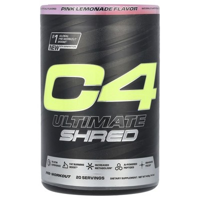 C4  Ultimate Shred, Pre-Workout, Pink Lemonade, 14.3 oz (406 g)