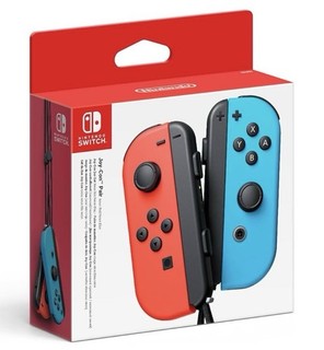 Nintendo Switch Joy Con Controller OVP Rot/ Blau 2 Stück (2510166)