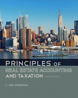 Principles Of Real Estate Accounting And Taxation Joel Rosenfeld Taschenbuch