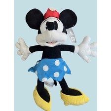 DISNEY Store  1930s  Classic Minnie Mouse, 19" Plush Stuffed Animal Toy, NWT
