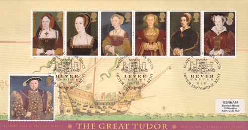 GB RM FDC: 1997 The Great Tudor + Hever Castle, Edenbridge Cancel