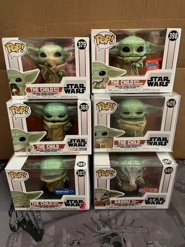 The Child Grogu Star Wars Funko Pop Lot Of 6 New