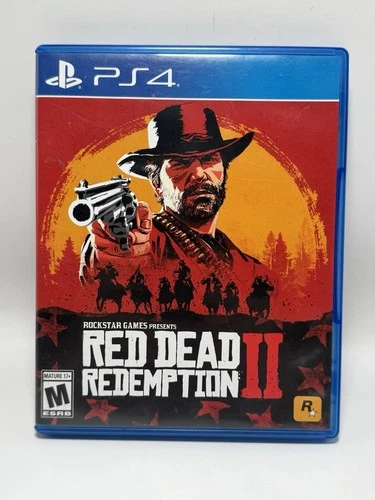 Red Dead Redemption II (Sony PlayStation 4, PS4, 2018)  w/ Map No Manual
