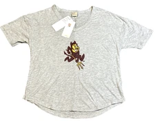 Women's Small Ug Apparel NCAA Arizona State Sun Devils V-Neck T-Shirt