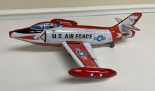 Vintage Momoya Shoten U.S. Air Force FG-761 Tin Litho Jet Fighter