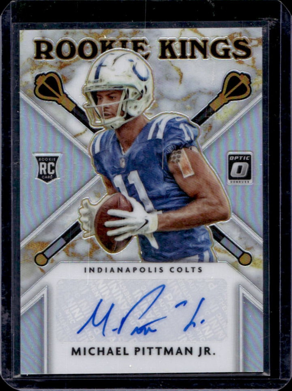 2020 Donruss Optic Michael Pittman Jr. Rookie Kings Auto RC #9/49 Colts