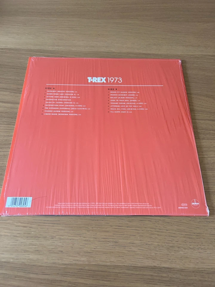 T. Rex - 1973 Songwriter - Demon Records - Vinyl LP - Marc Bolan - In Shrink - Image 2 of 4