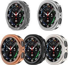 5-Pack Bling Bumper Case for 40mm Samsung Galaxy Watch 8 Accessories and Cover