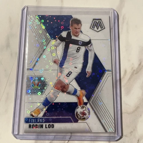 Robin Lod 2020-21 Panini Mosaic UEFA Euro 2020 White Mosaic 3/25 Prizm #42