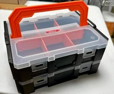 Small Parts Organizer 6-Compartments Organizer Adjust 9.17"L x 7.24"W x 1.97"H
