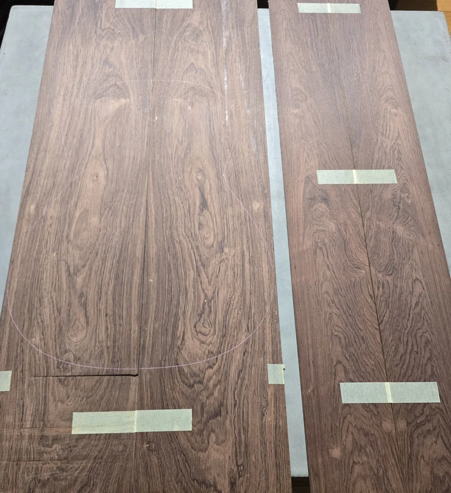 Southeast Asian Rosewood Tonewood Guitar Back + Side Set Luthier Book Match #1 - Image 4 of 4