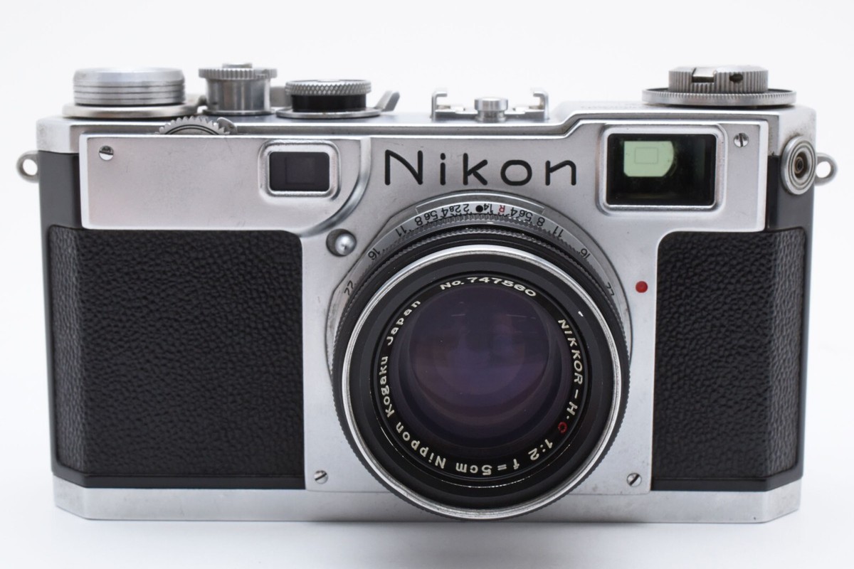 ★極上美品★ニコン NIKON S2 50mm F1.4 ニコン Nikon S2 Original Black Paint + NIKKOR-S・C 50mm F