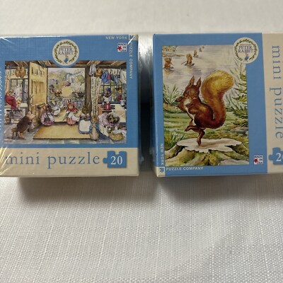 Lot 2 New York Puzzle Company Peter Rabbit General Store Squirrel Nutkin Mini