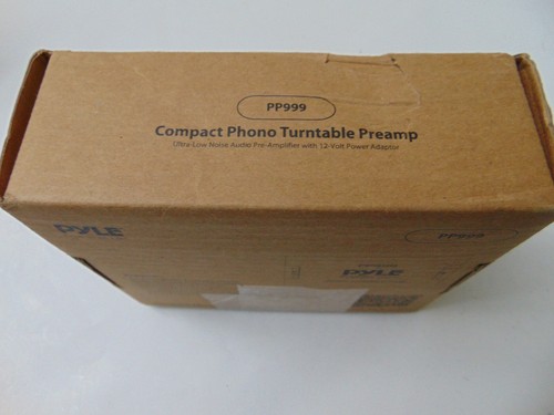 PYLE PP999 Compact Ultra Low Noise Phono Turntable Pre-Amp w/ 12v Adapter - Picture 6 of 16