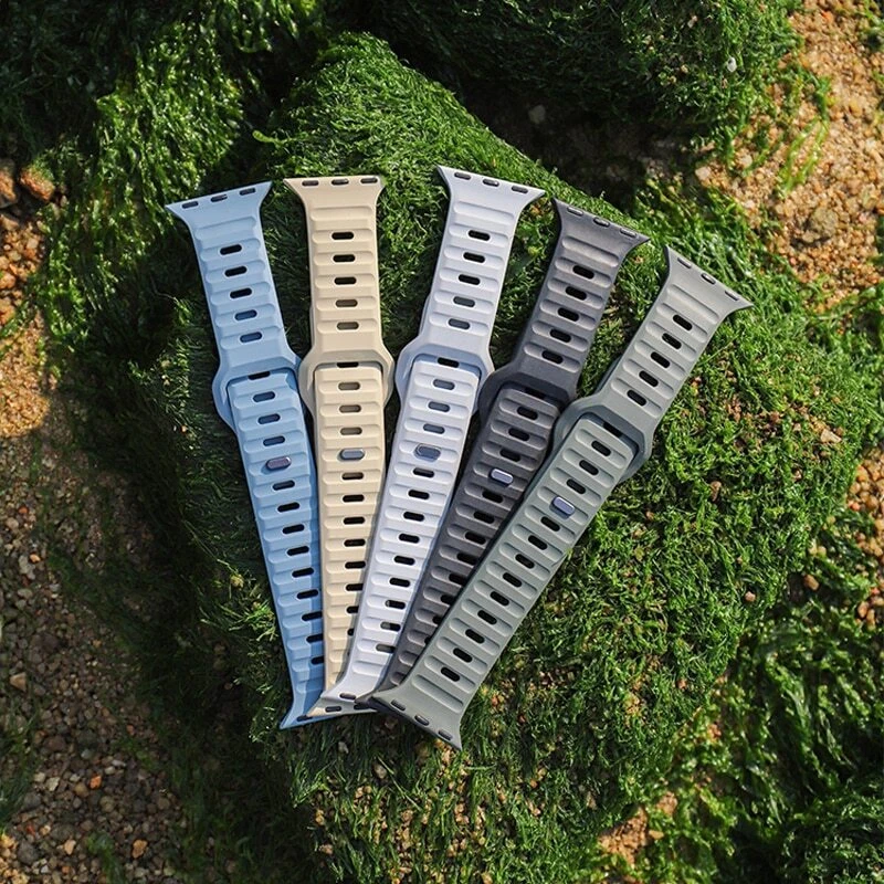 Silicone Soft Sport Strap Watch Band For Apple Watch Ultra 49mm / Ultra 2 3 49mm - Image 4 of 4