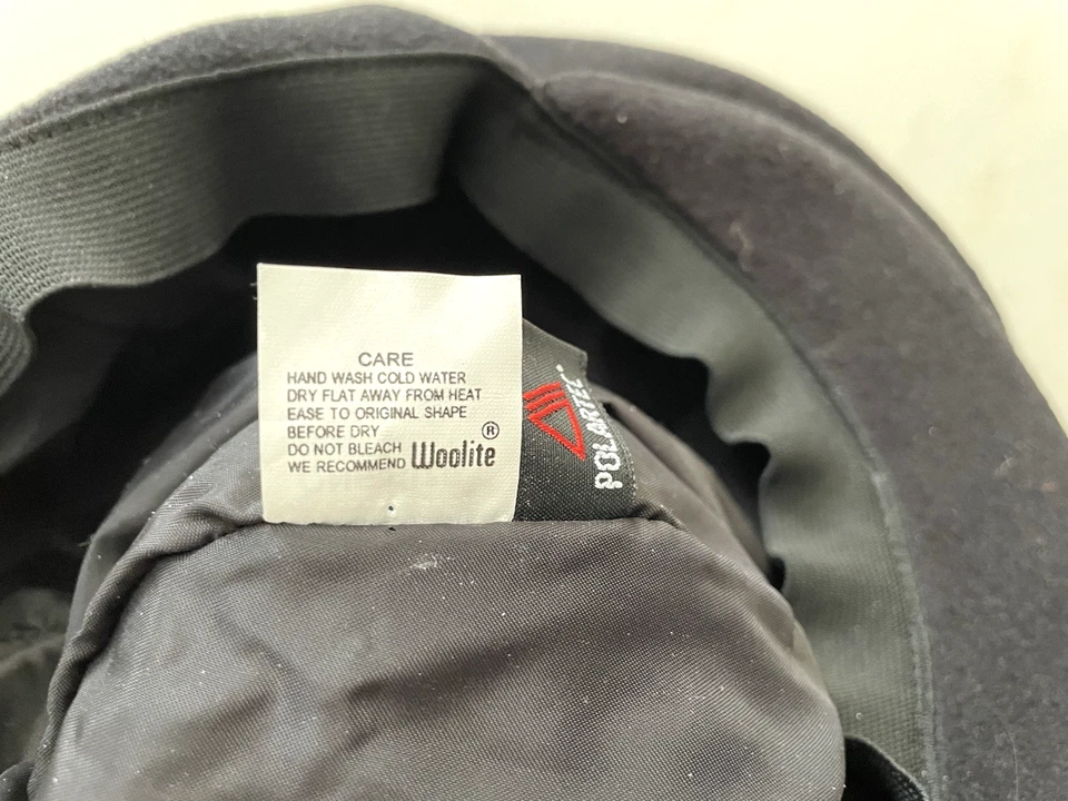 FOWNES POLARTEC 抓绒贝雷帽出租车帽黑色帽子 ONE SIZE WPL9522 — 第 4/4 张图片