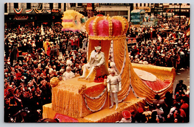 King Rex Mardi Gras Float Postcard New Orleans LA