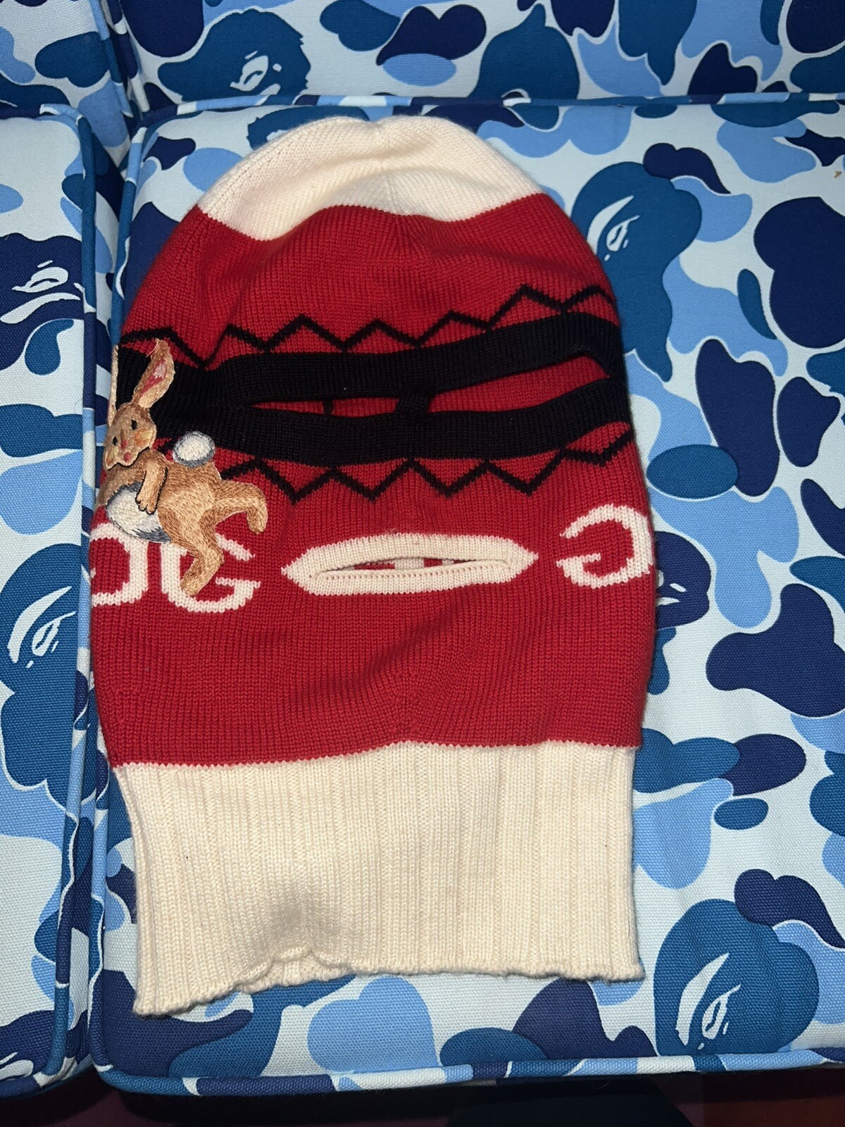 Gucci Mens Balaclava Ski Mask 100percent Genuine.